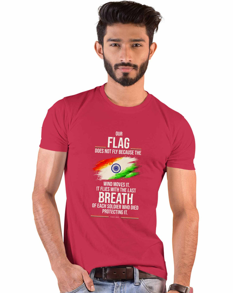 'The Protectors Of Tricolor' Quote Patriotic T-Shirt, Indian Army T-Shirt