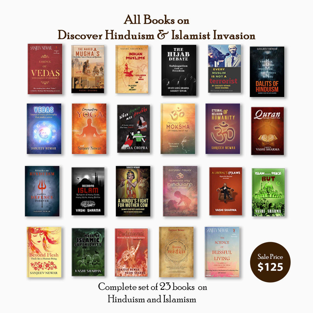 Complete set of All Agniveer Books, (Discover Hinduism - 12 Books), (Islamist Invasion - 11 Books), (Authors : Sanjeev Newar, Vashi Sharma)