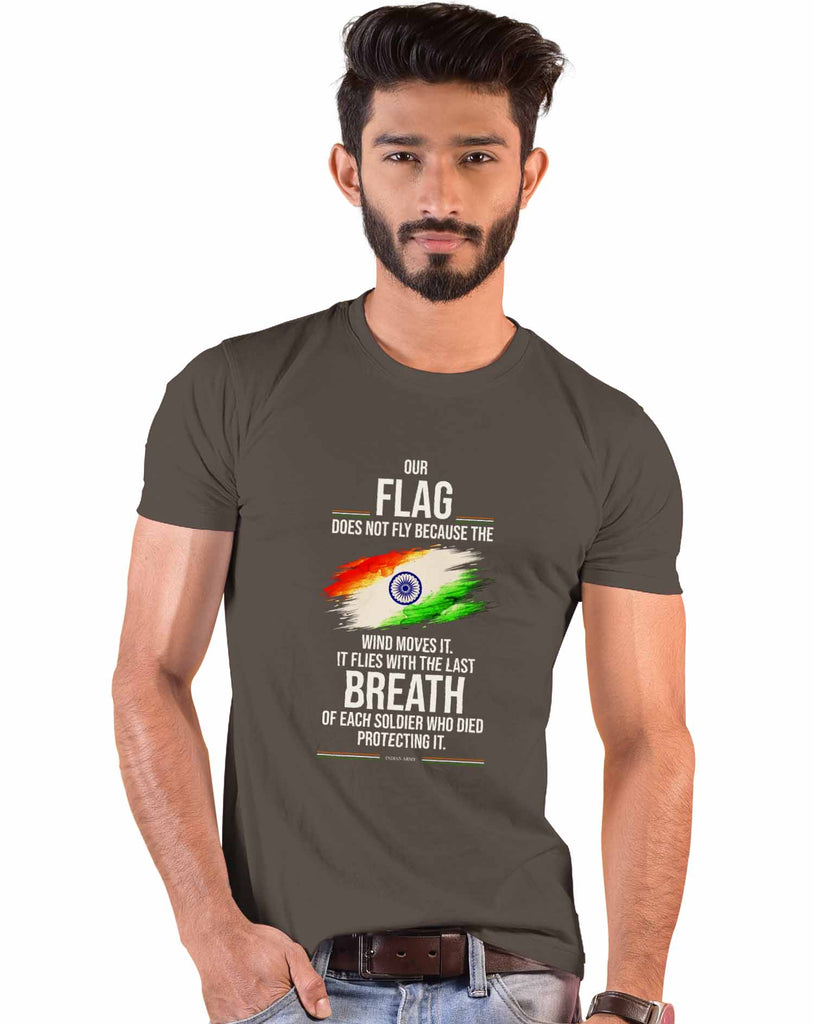 'The Protectors Of Tricolor' Quote Patriotic T-Shirt, Indian Army T-Shirt