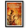 I am warrior, Sanskrit Wall Art, Sanskrit Art, Inspiring Sanskrit Quote, Sanskrit Poster