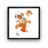 Hanuman Wall Art, Lord Hanuman Wall Art, Hindu God Framed Wall Art