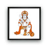 Hanuman Wall Art, Lord Hanuman Wall Art, Hindu God Framed Wall Art