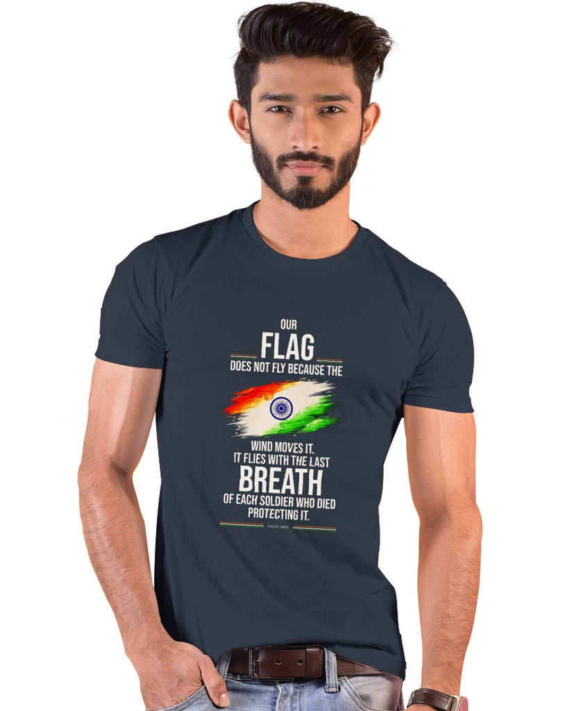 'The Protectors Of Tricolor' Quote Patriotic T-Shirt, Indian Army T-Shirt