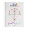 Love Equation, Math Poster, Kids Room Decor, Classroom Decor, Math Wall Art