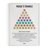 Pascal's Triangle, Math Poster, Kids Room Decor, Classroom Decor, Math Wall Art