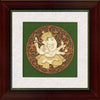 Pothi Ganesha Wood Carving Wall Art, Wood Carving Frame, 3D Wall Art