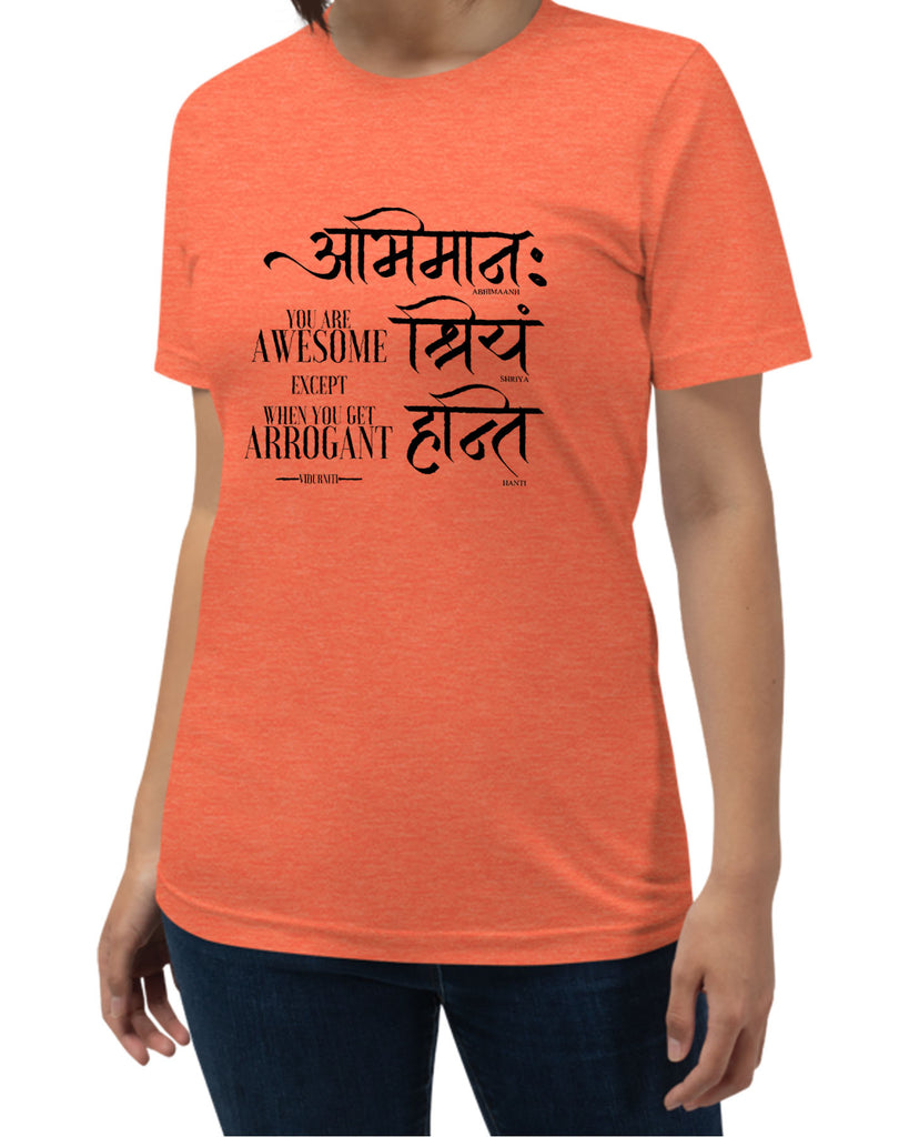 You are Awesome, Sanskrit T-shirt, Sanjeev Newar®