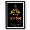 Namaste, Namaste Wall Art, Sanskrit Wall Art, Namaste Poster, Sanskrit Art, Sanskrit Print, Sanskrit Quote, Sanskrit Poster
