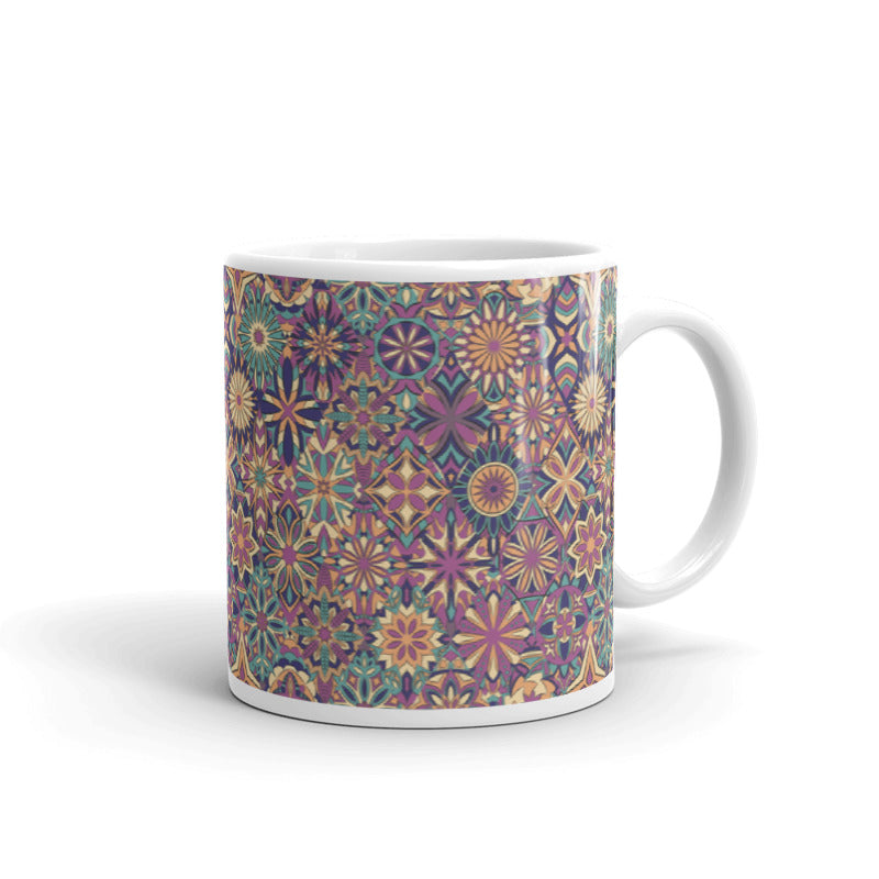 Ornate Floral Pattern | 11oz Mug
