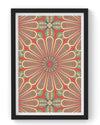 Seamless golden pattern with mandala