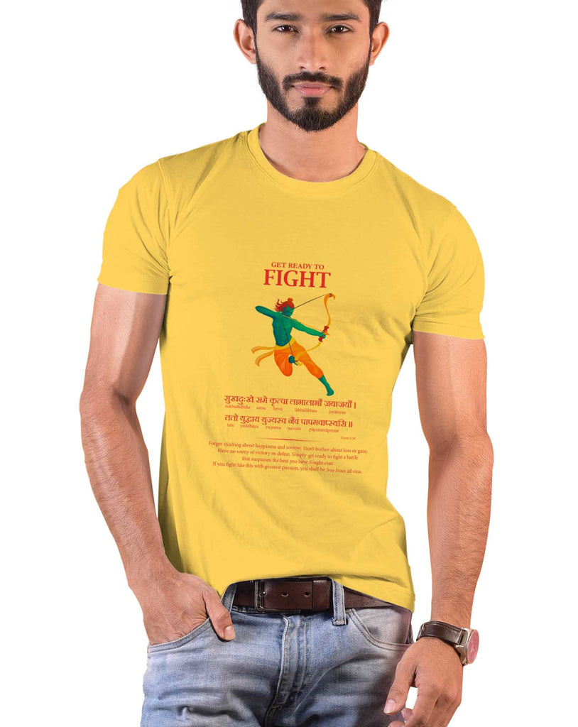 Get Ready to Fight, Sanskrit T-shirt, Sanjeev Newar®