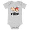 May the force be with me, Baby short sleeve one piece, Funny Baby Romper